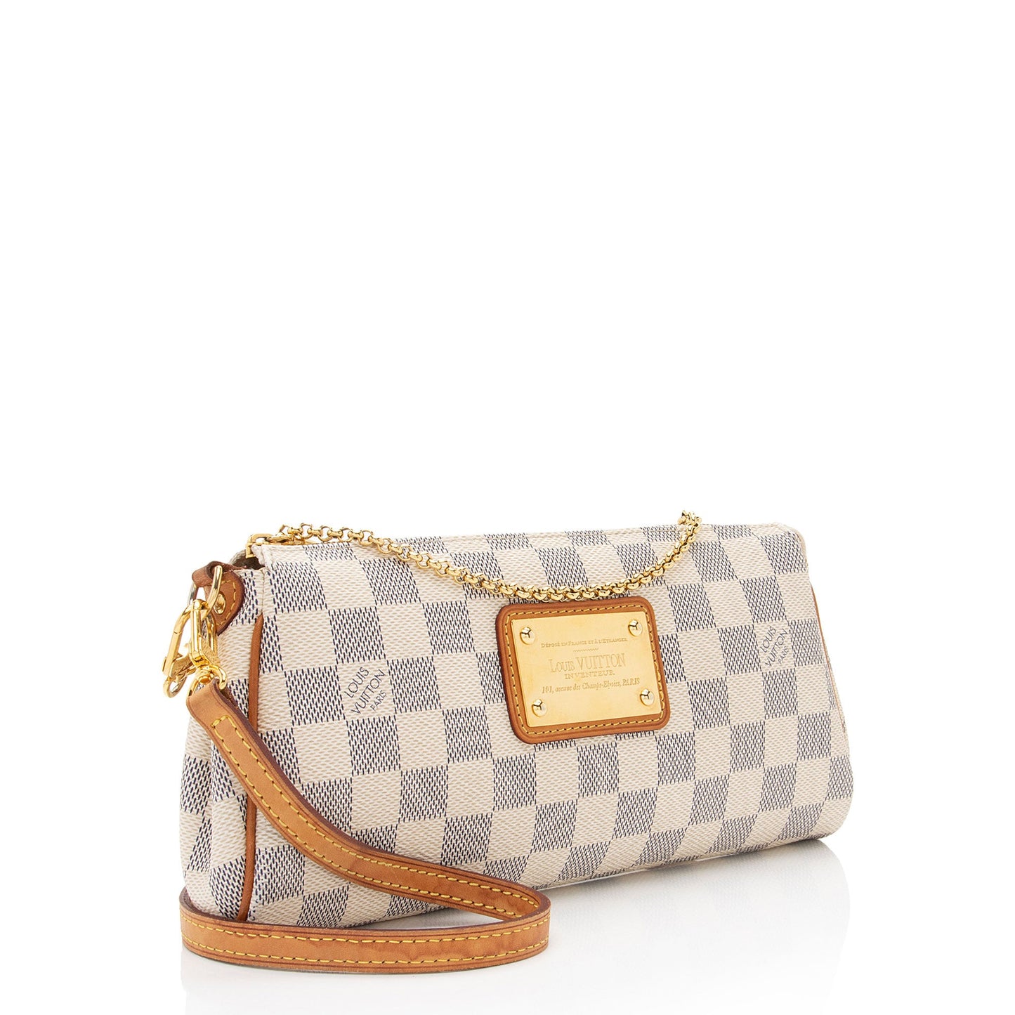 Louis Vuitton Damier Azur Eva Clutch (SHF-GmuHNh)