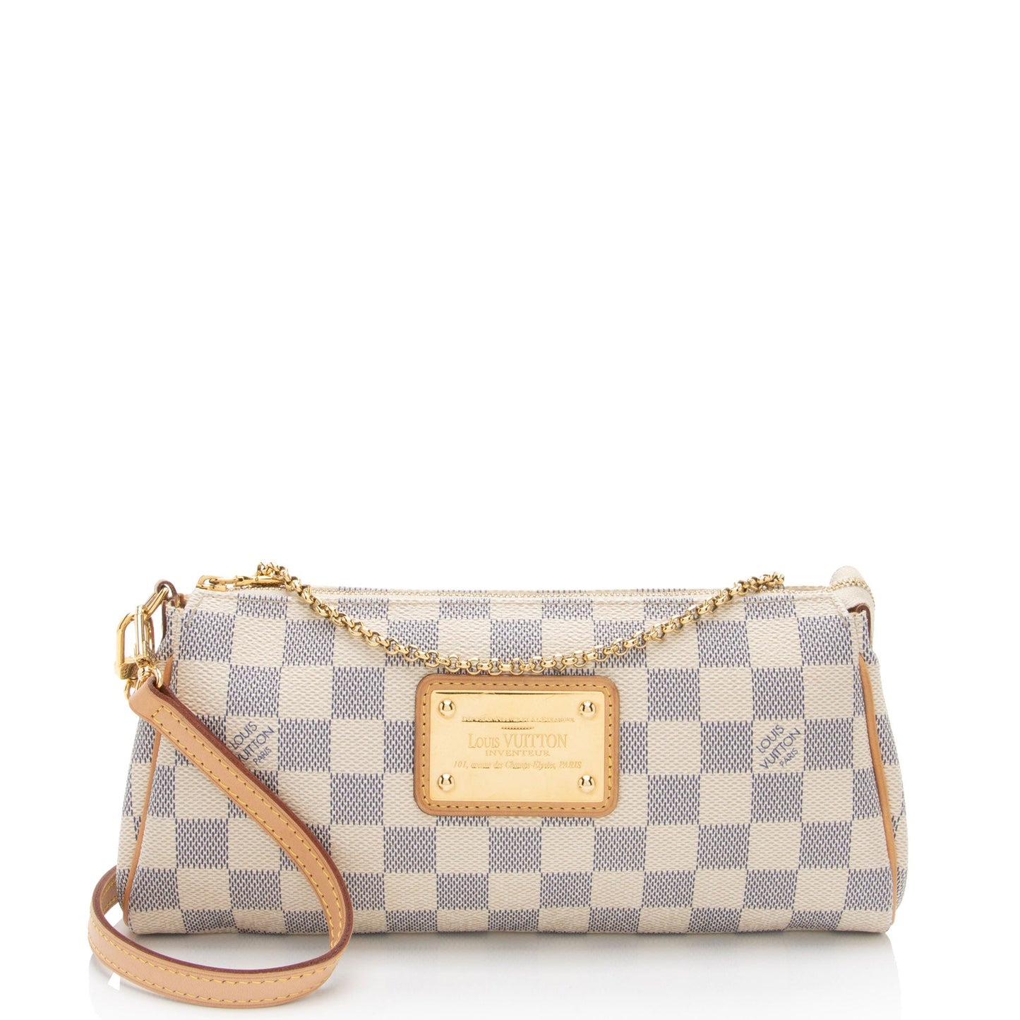 Louis Vuitton Damier Azur Eva Clutch (SHF-Nd7VU0)