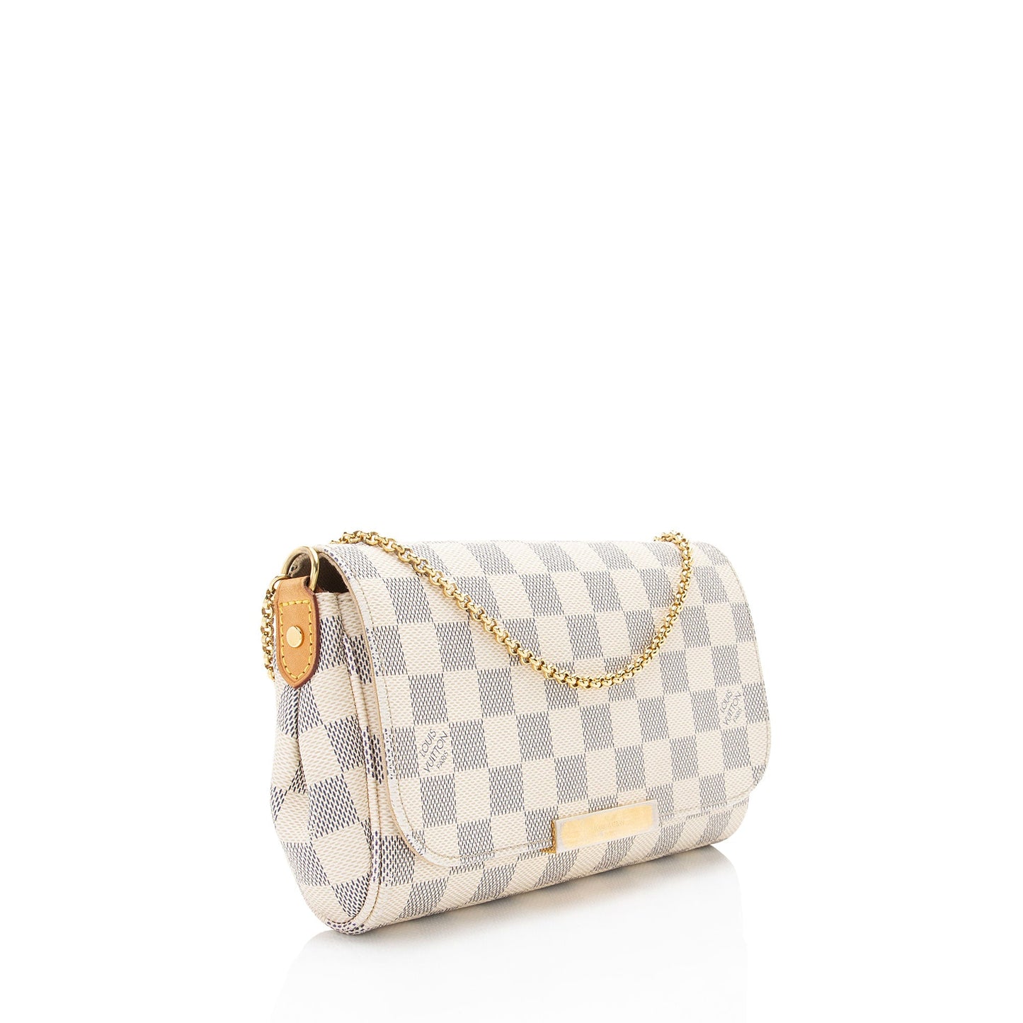 Louis Vuitton Damier Azur Favorite PM Shoulder Bag (SHF-X2z2Cs)