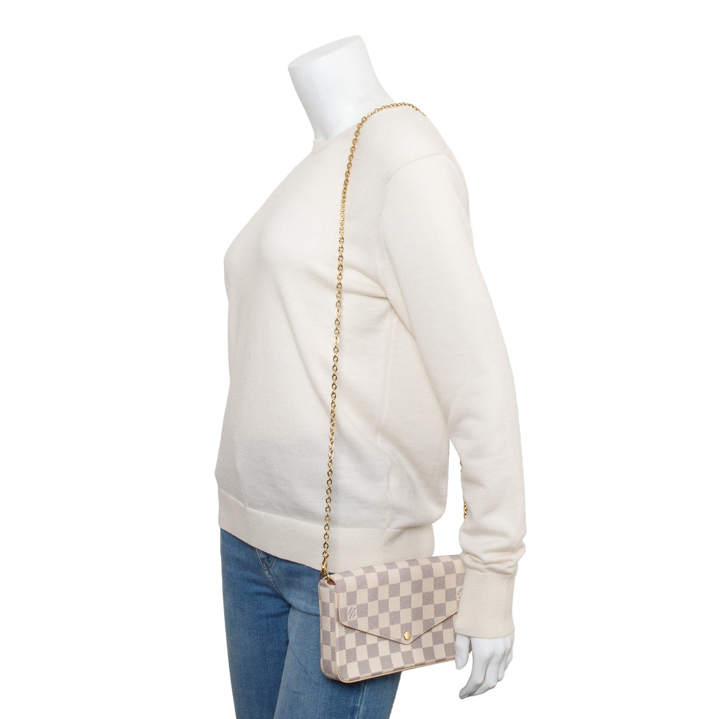 Louis Vuitton Damier Azur Felicie Pochette