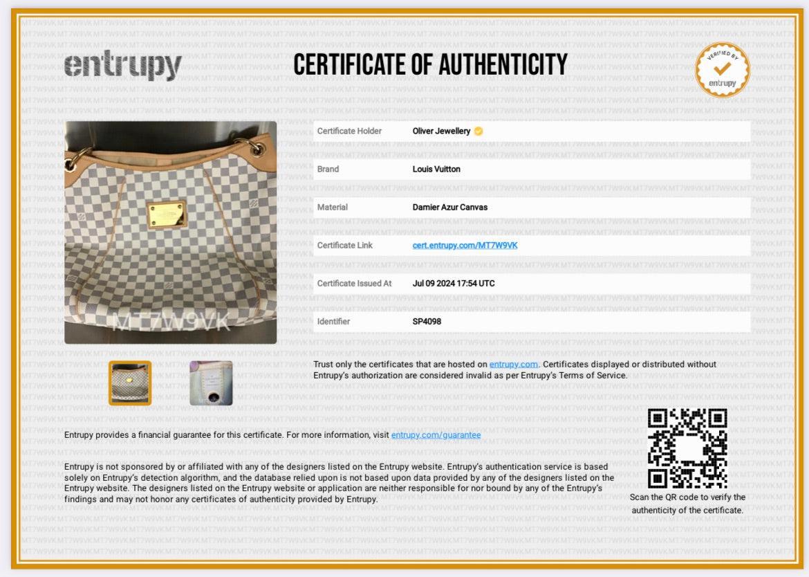 Louis Vuitton Damier Azur Galliera GM