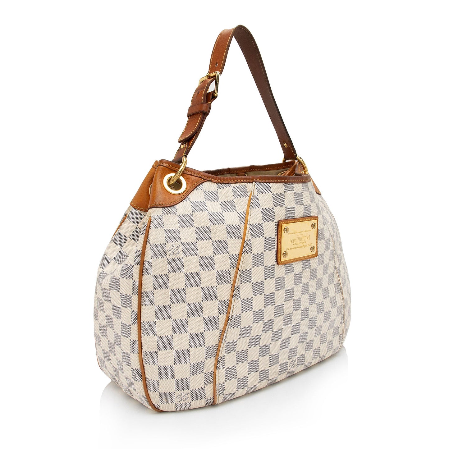 Louis Vuitton Damier Azur Galliera PM Shoulder Bag (SHF-cceuZb)