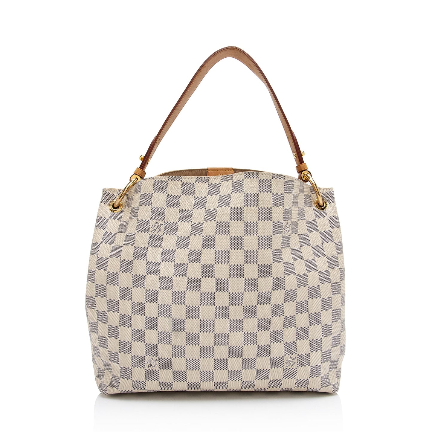 Louis Vuitton Damier Azur Graceful PM Hobo (SHF-hko0ik)