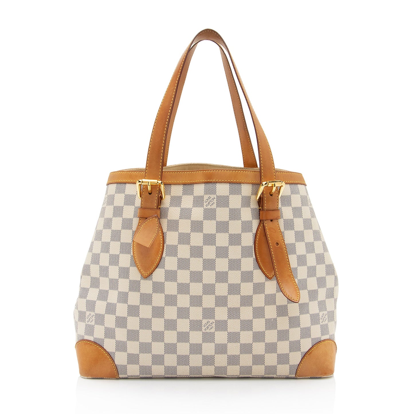 Louis Vuitton Damier Azur Hampstead MM Tote (SHF-Fmj5Yy)