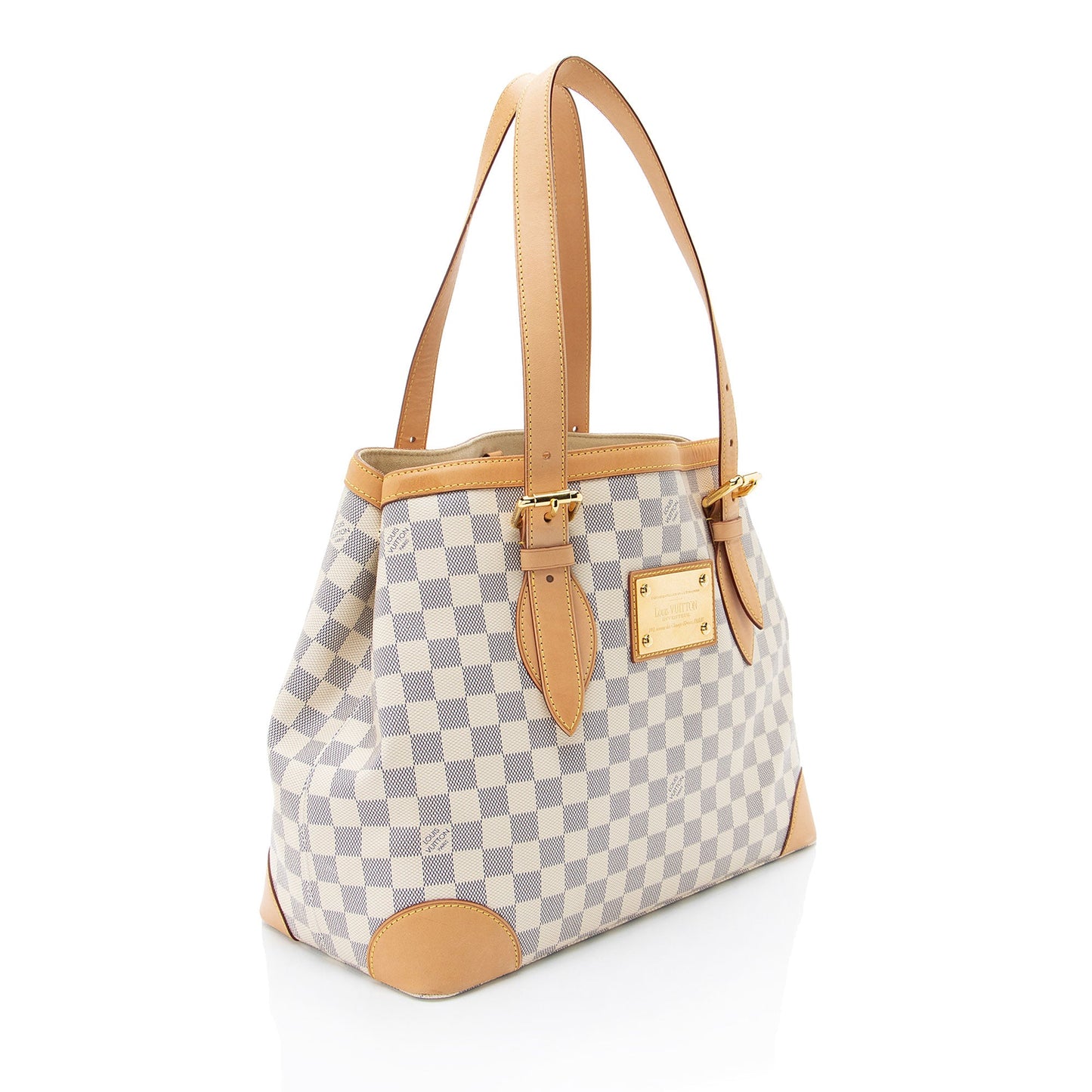 Louis Vuitton Damier Azur Hampstead MM Tote (SHF-GzhOZX)