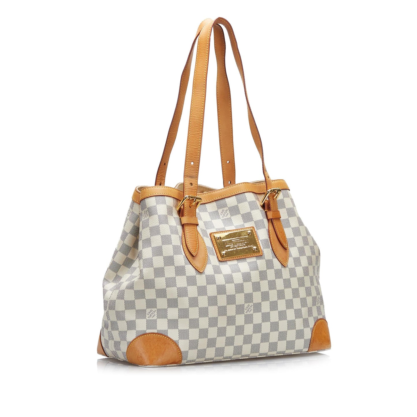 Louis Vuitton Damier Azur Hampstead MM (SHG-MyQyyF)