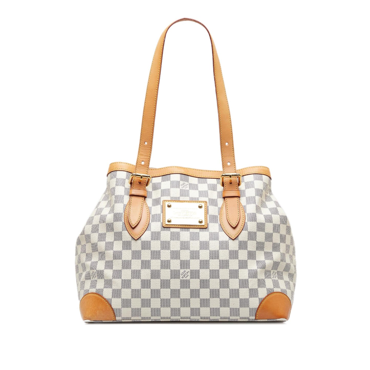 Louis Vuitton Damier Azur Hampstead MM (SHG-kaC4mf)