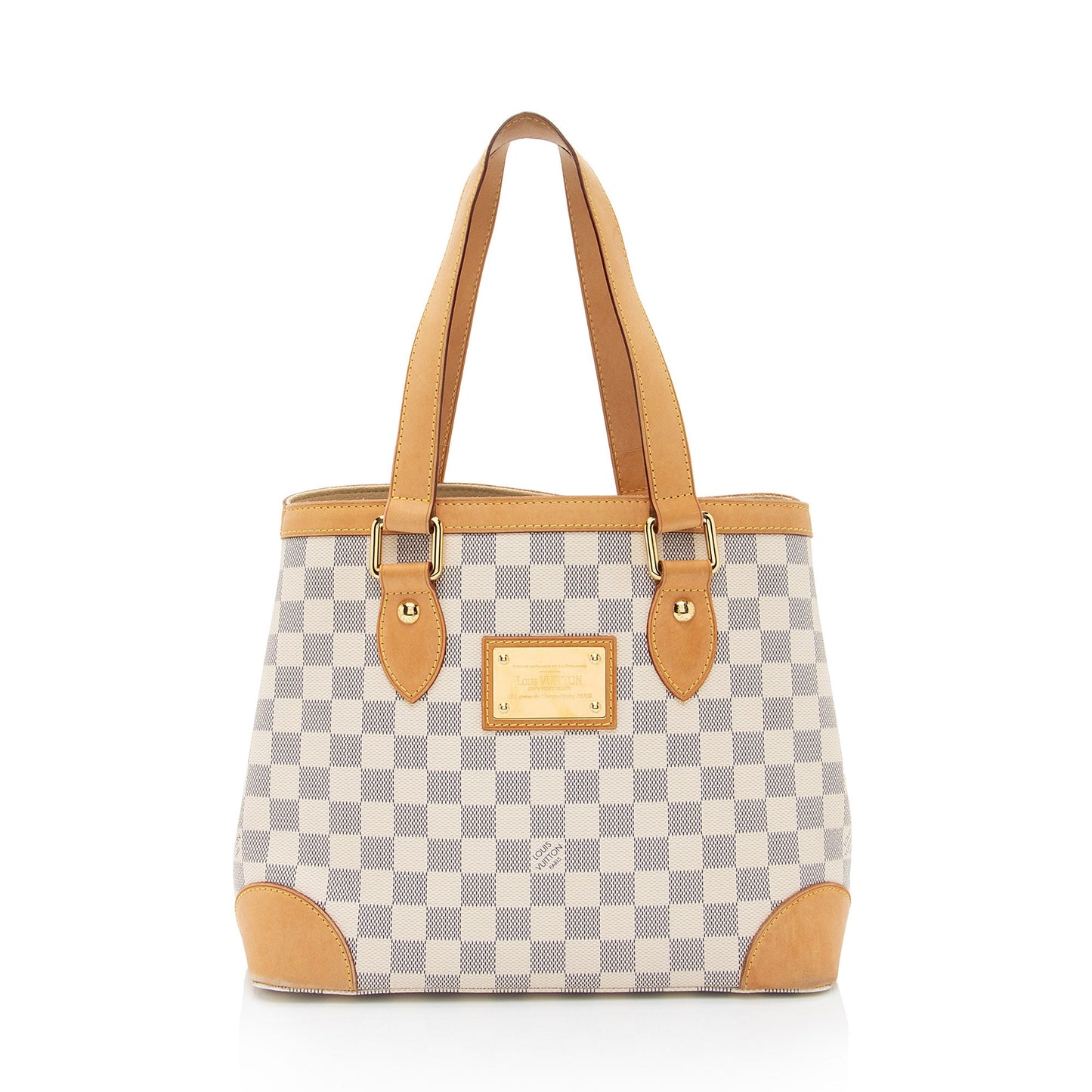 Louis Vuitton Damier Azur Hampstead PM Tote (SHF-Nqbh0Z)