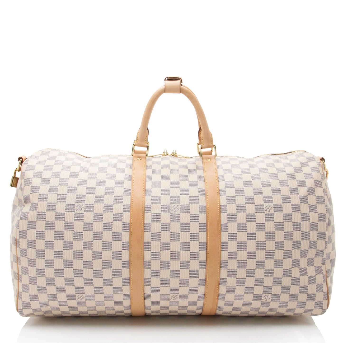 Louis Vuitton Damier Azur Keepall 55 Bandouliere Duffle