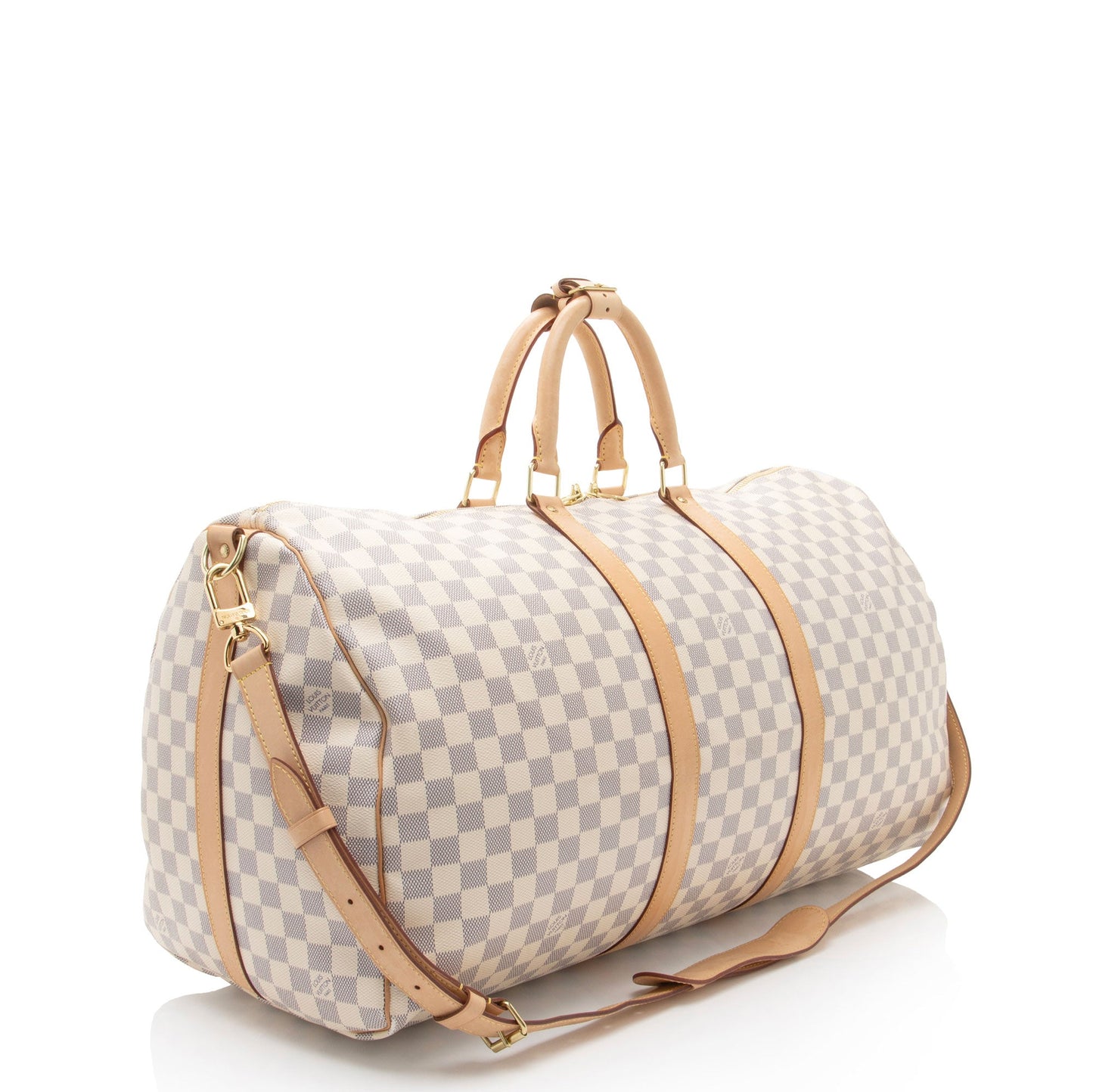 Louis Vuitton Damier Azur Keepall 55 Bandouliere Duffle