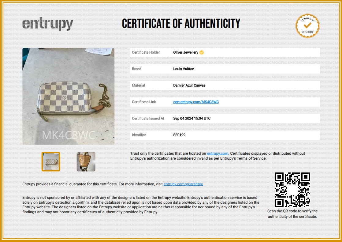 Louis Vuitton Damier Azur Mini Pochette Accessoires