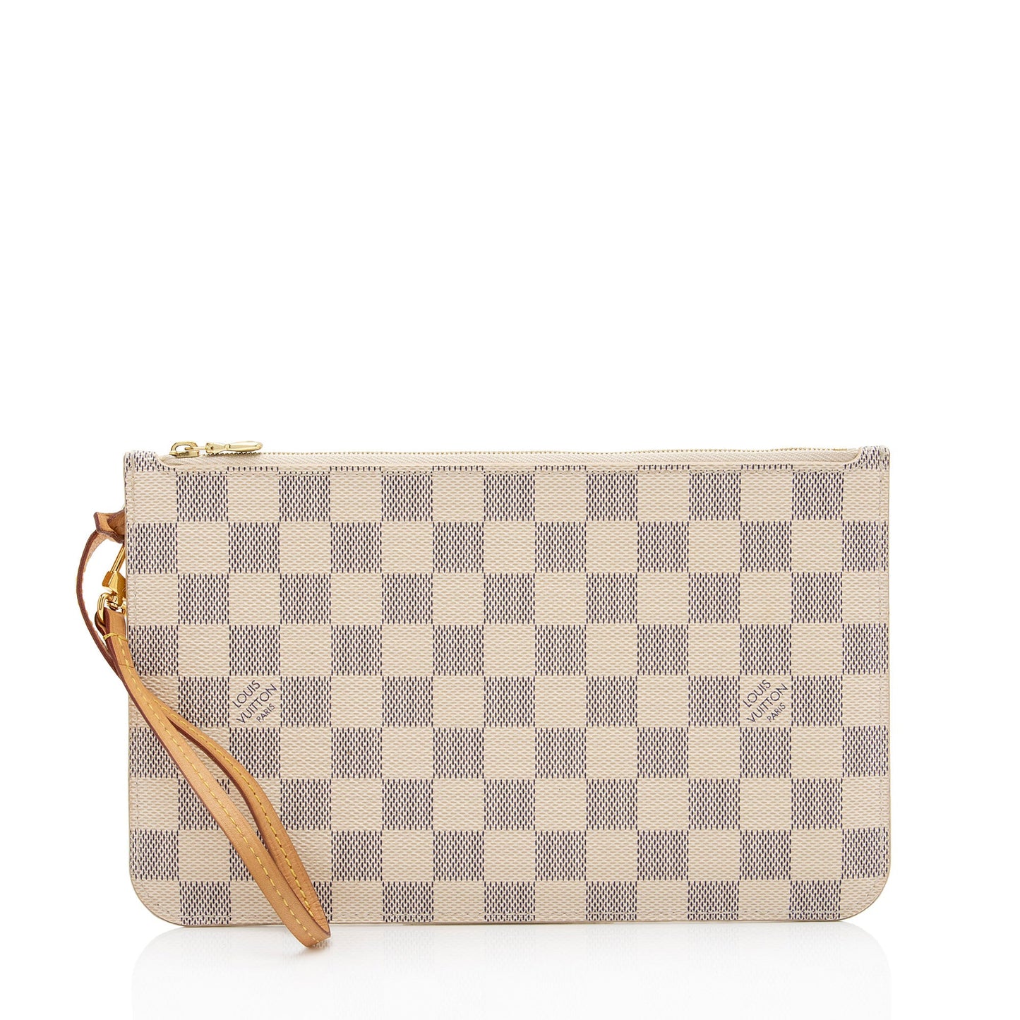 Louis Vuitton Damier Azur Neverfull MM Pochette (SHF-GlnHuq)