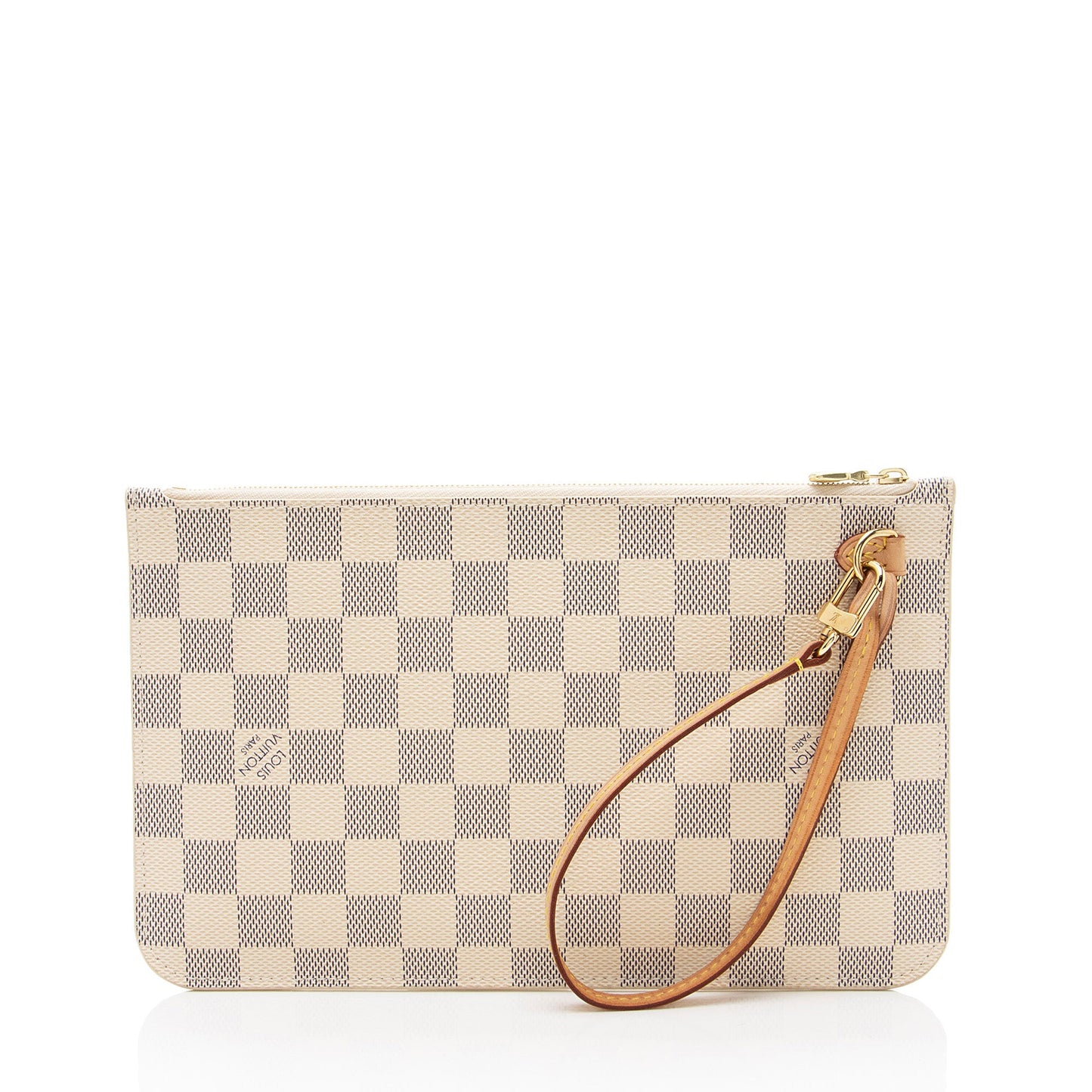 Louis Vuitton Damier Azur Neverfull MM Pochette (SHF-QQNLhH)