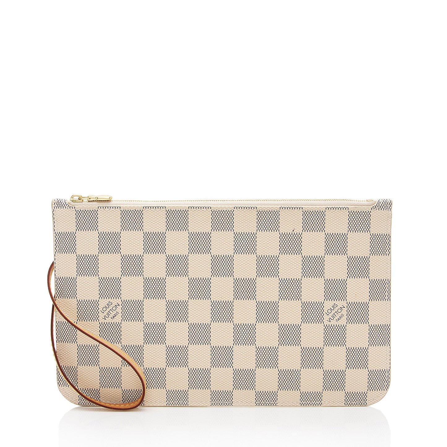 Louis Vuitton Damier Azur Neverfull MM Pochette (SHF-QQNLhH)