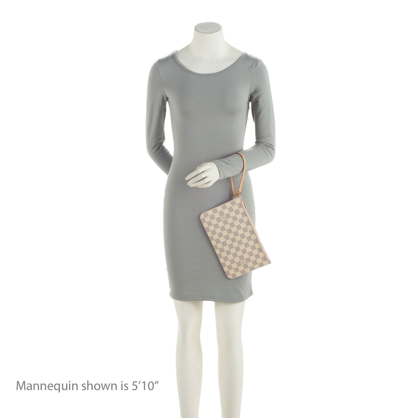 Louis Vuitton Damier Azur Neverfull MM Pochette (SHF-QQNLhH)