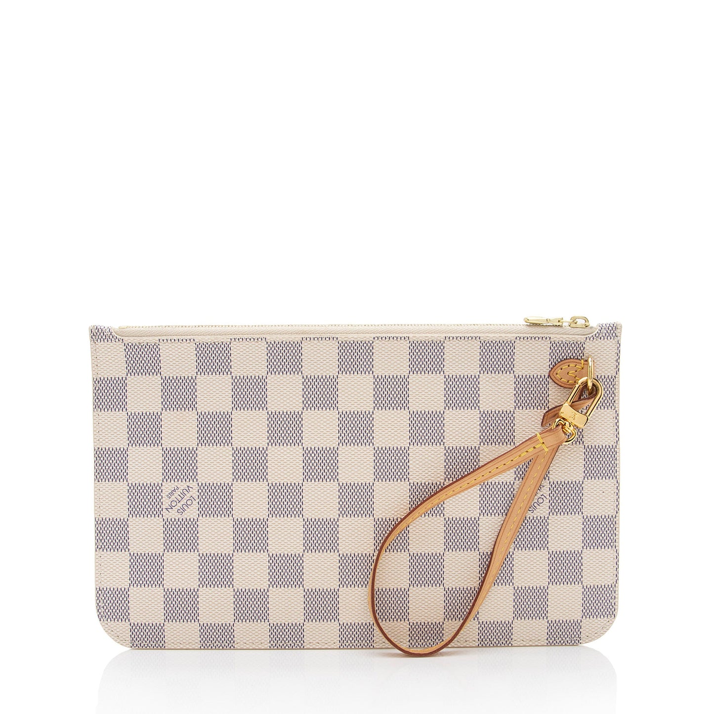 Louis Vuitton Damier Azur Neverfull MM Pochette (SHF-R3yKMv)