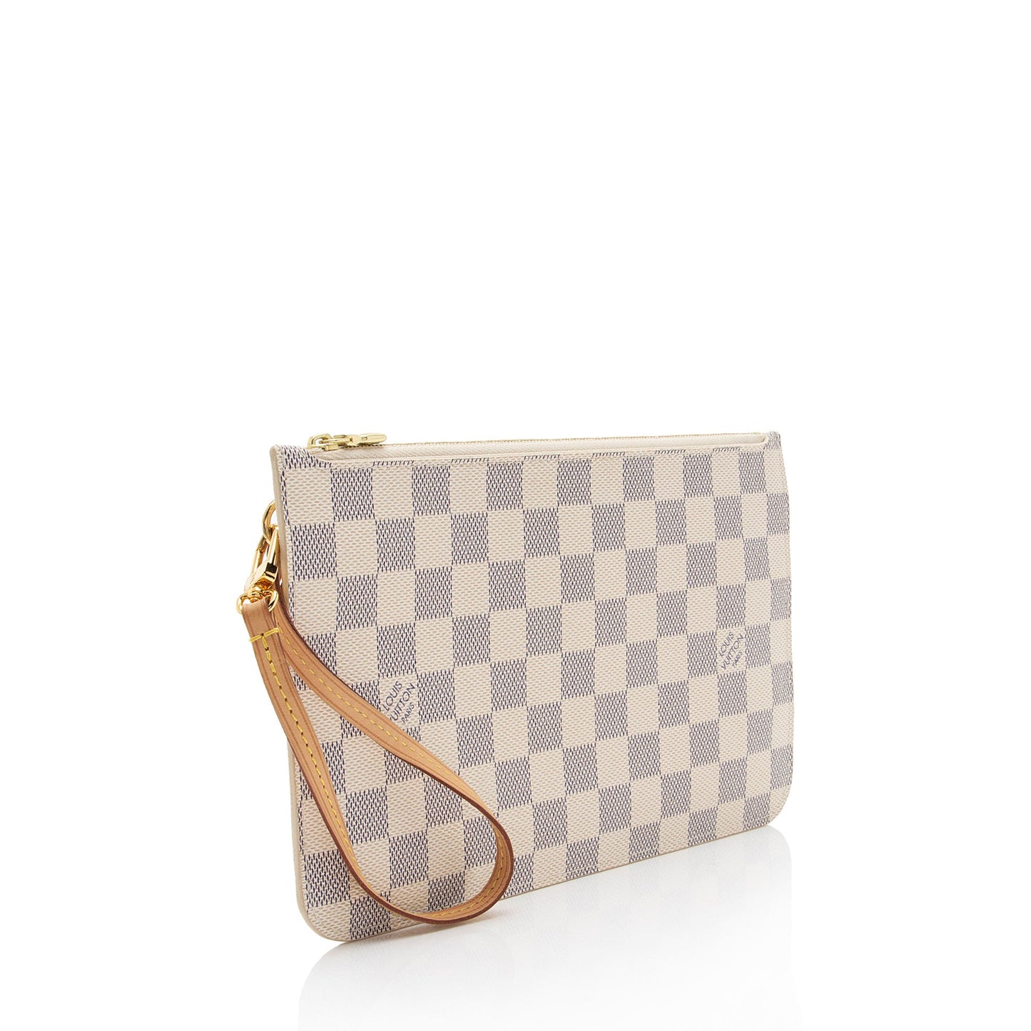 Louis Vuitton Damier Azur Neverfull MM Pochette (SHF-R3yKMv)