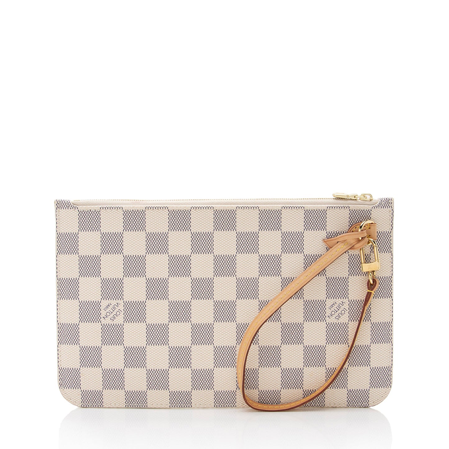 Louis Vuitton Damier Azur Neverfull MM Pochette (SHF-pOWDWj)