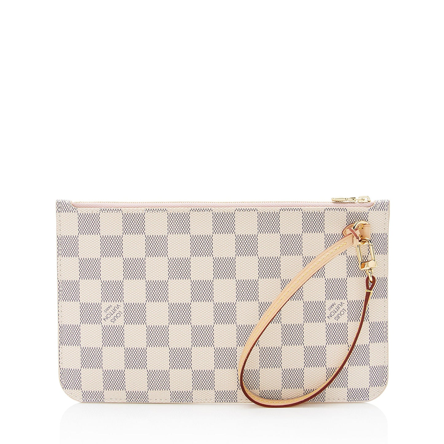 Louis Vuitton Damier Azur Neverfull MM Pochette - FINAL SALE (SHF-J7z27Y)
