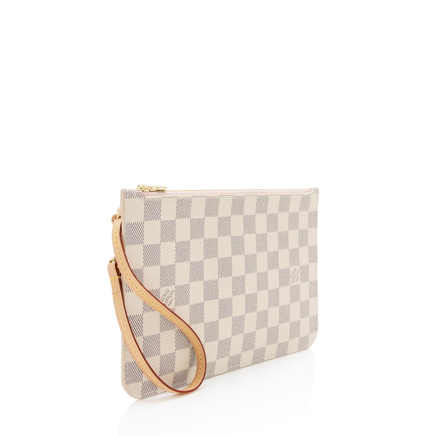 Louis Vuitton Damier Azur Neverfull MM Pochette - FINAL SALE (SHF-J7z27Y)