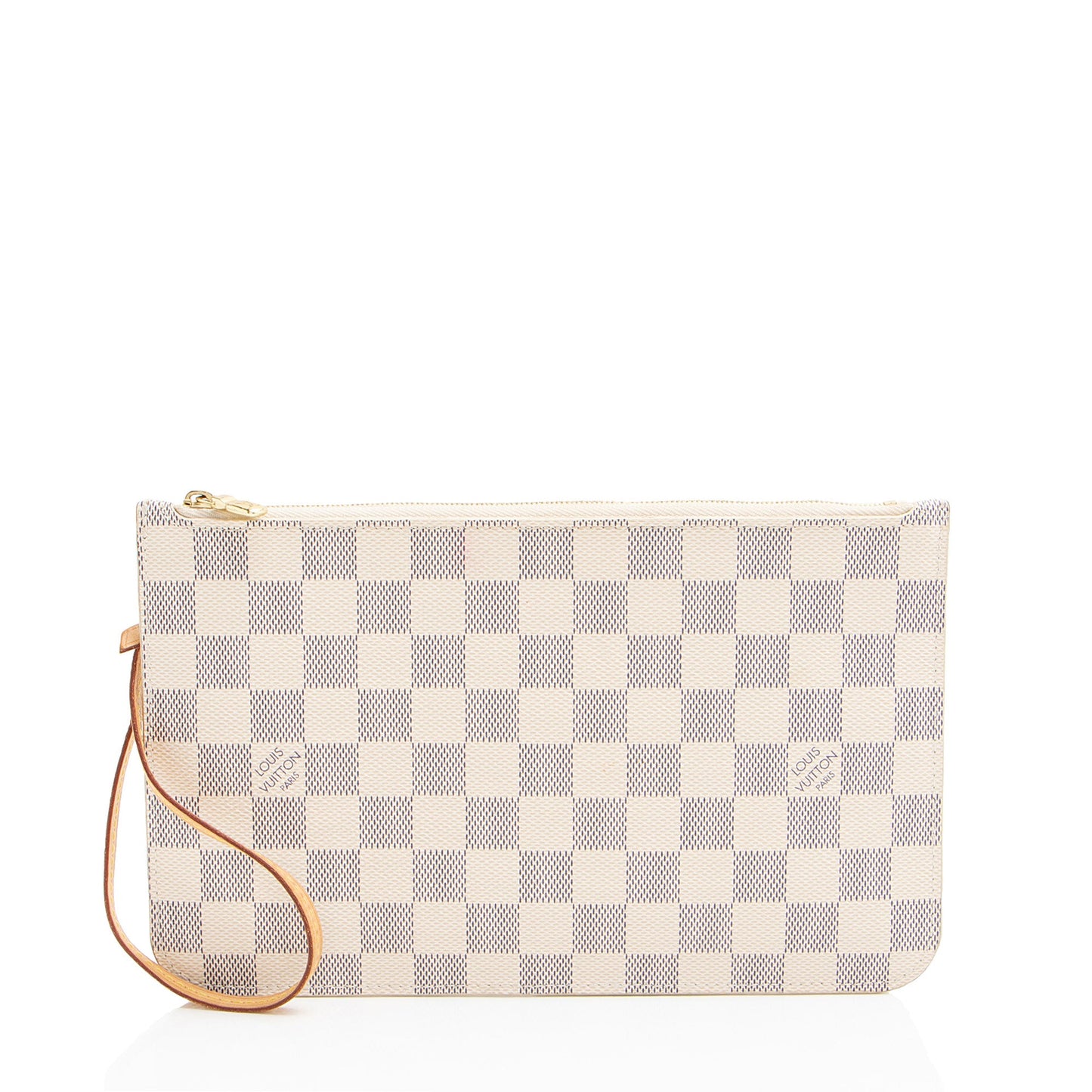 Louis Vuitton Damier Azur Neverfull MM Pochette (SHF-lsa2Ig)