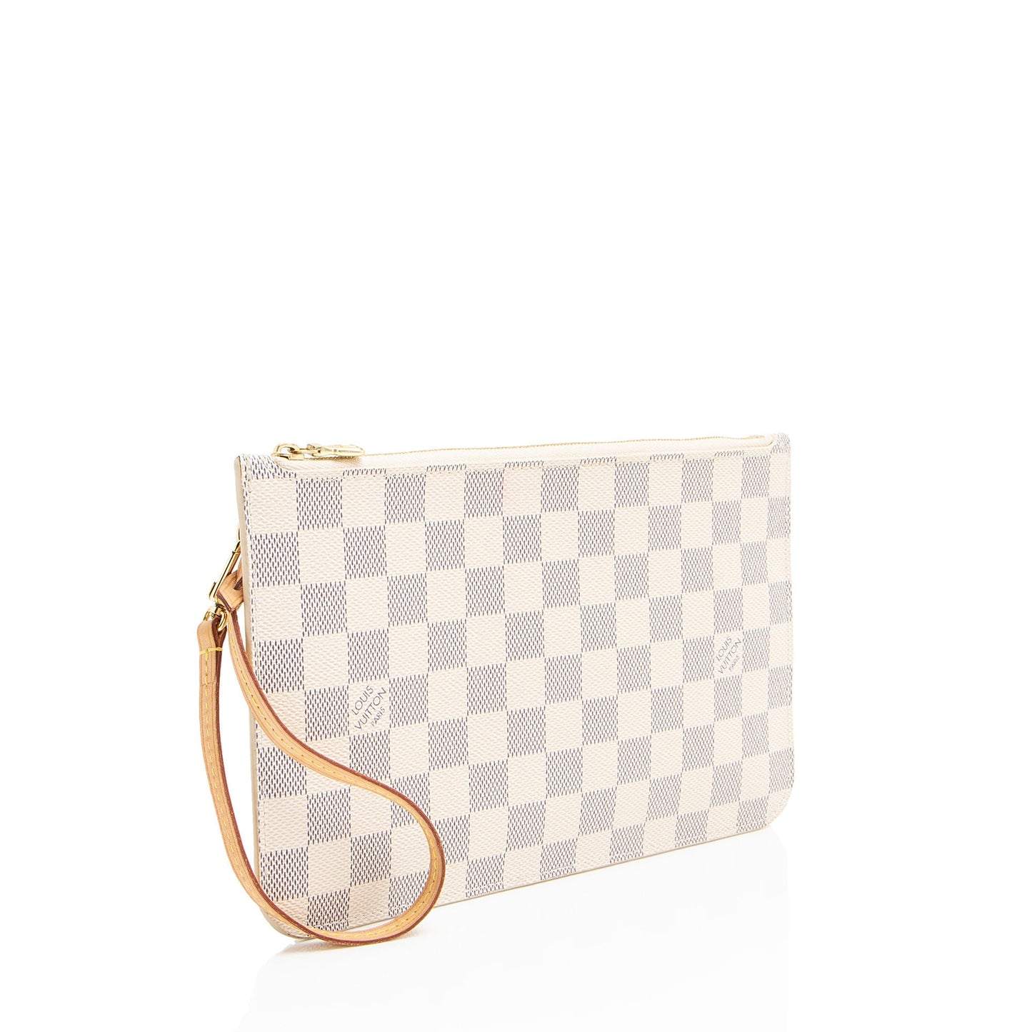 Louis Vuitton Damier Azur Neverfull MM Pochette (SHF-lsa2Ig)