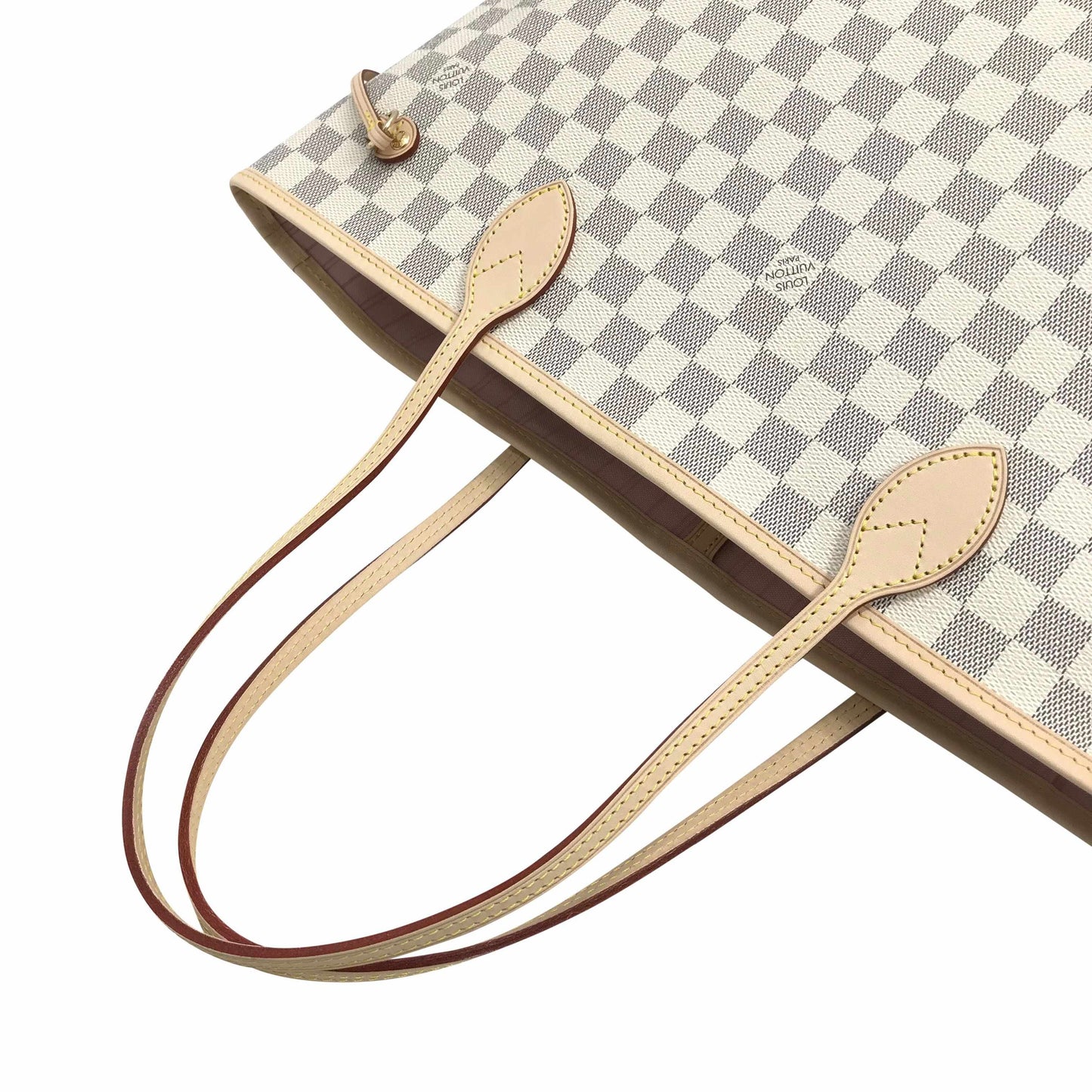 Louis Vuitton Damier Azur Neverfull MM with Pouch