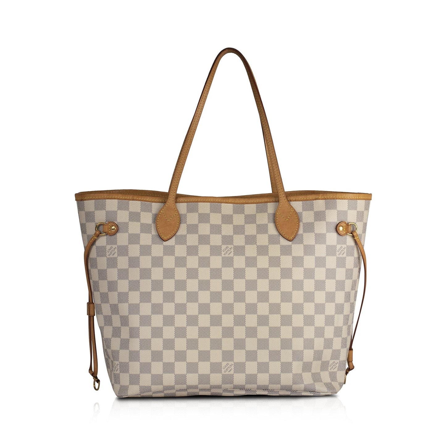 Louis Vuitton Damier Azur Neverfull MM with Pouch