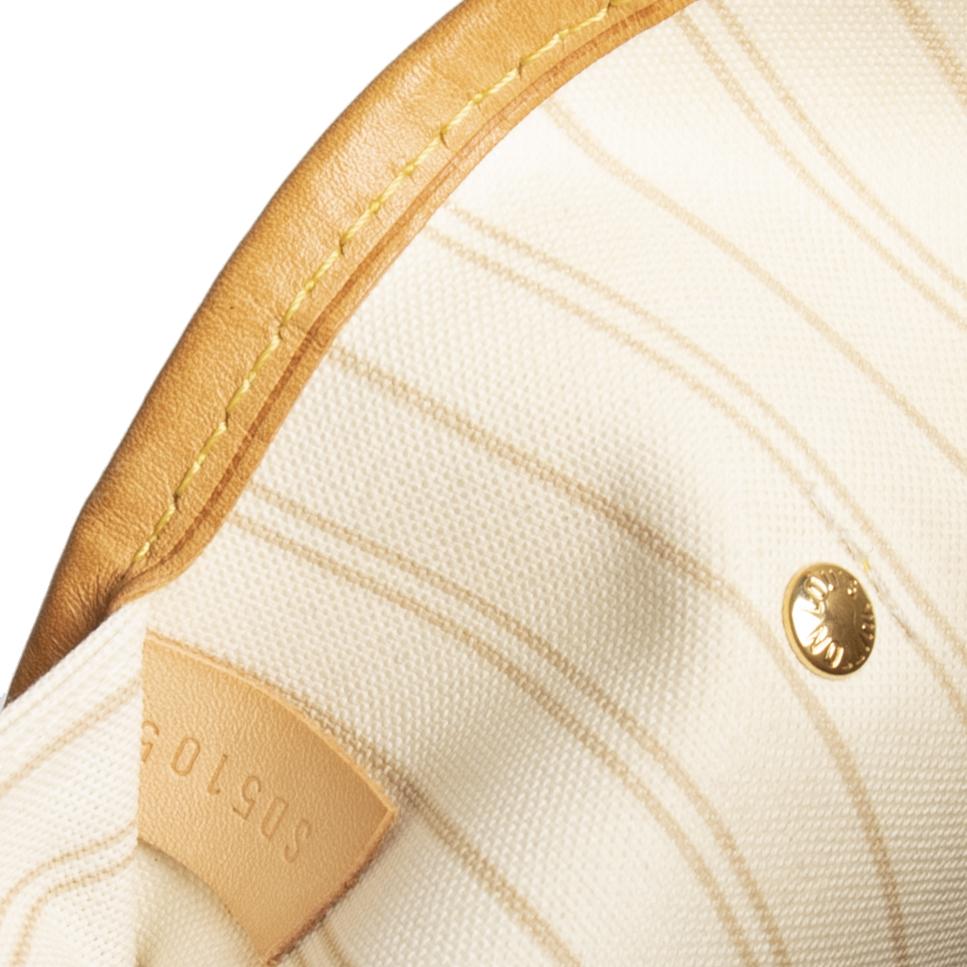 Louis Vuitton Damier Azur Neverfull MM with Pouch