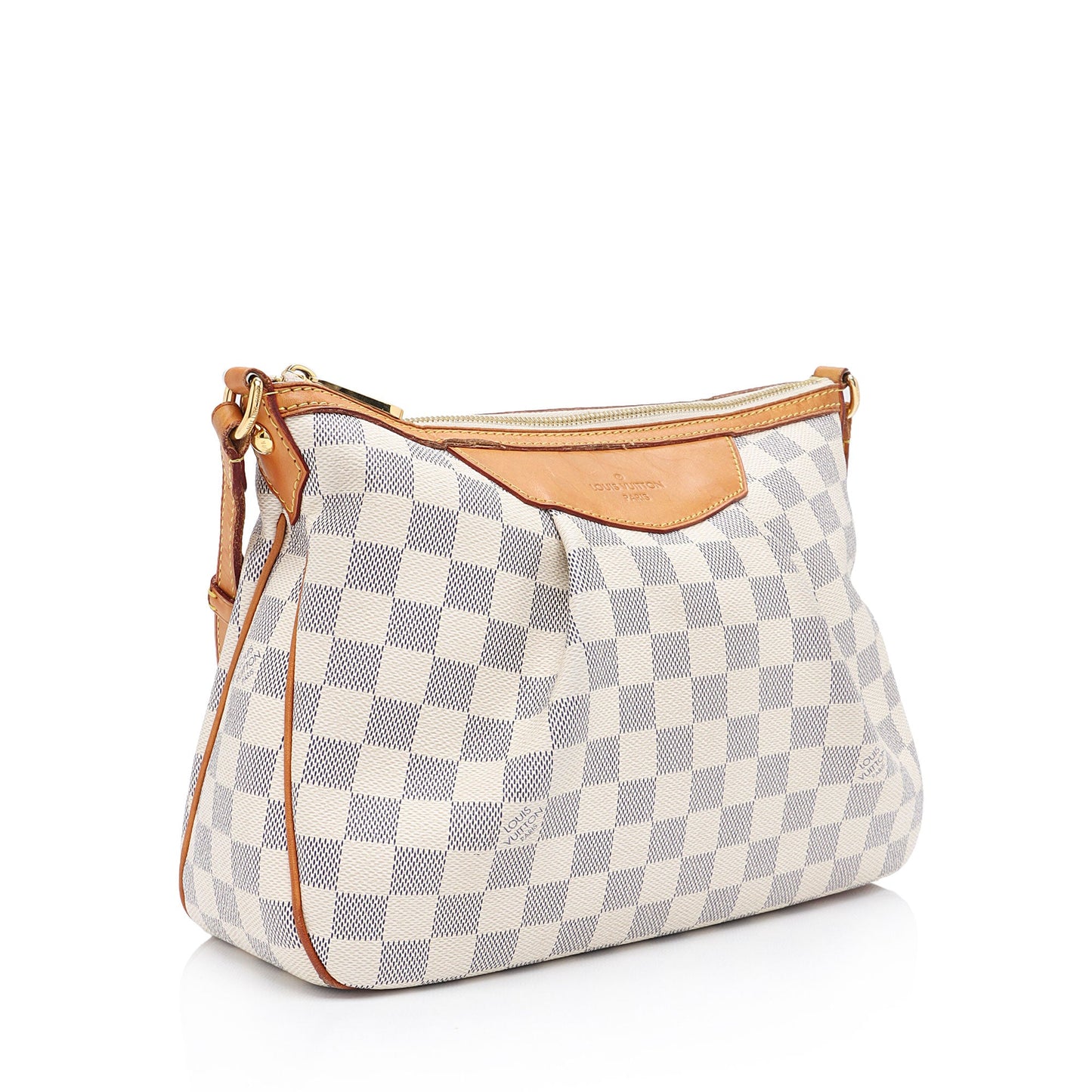 Louis Vuitton Damier Azur Siracusa PM Shoulder Bag (SHF-6FtYE4)