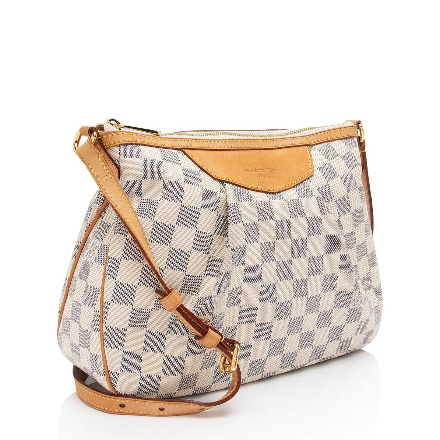 Louis Vuitton Damier Azur Siracusa PM Shoulder Bag (SHF-QSiJjC)