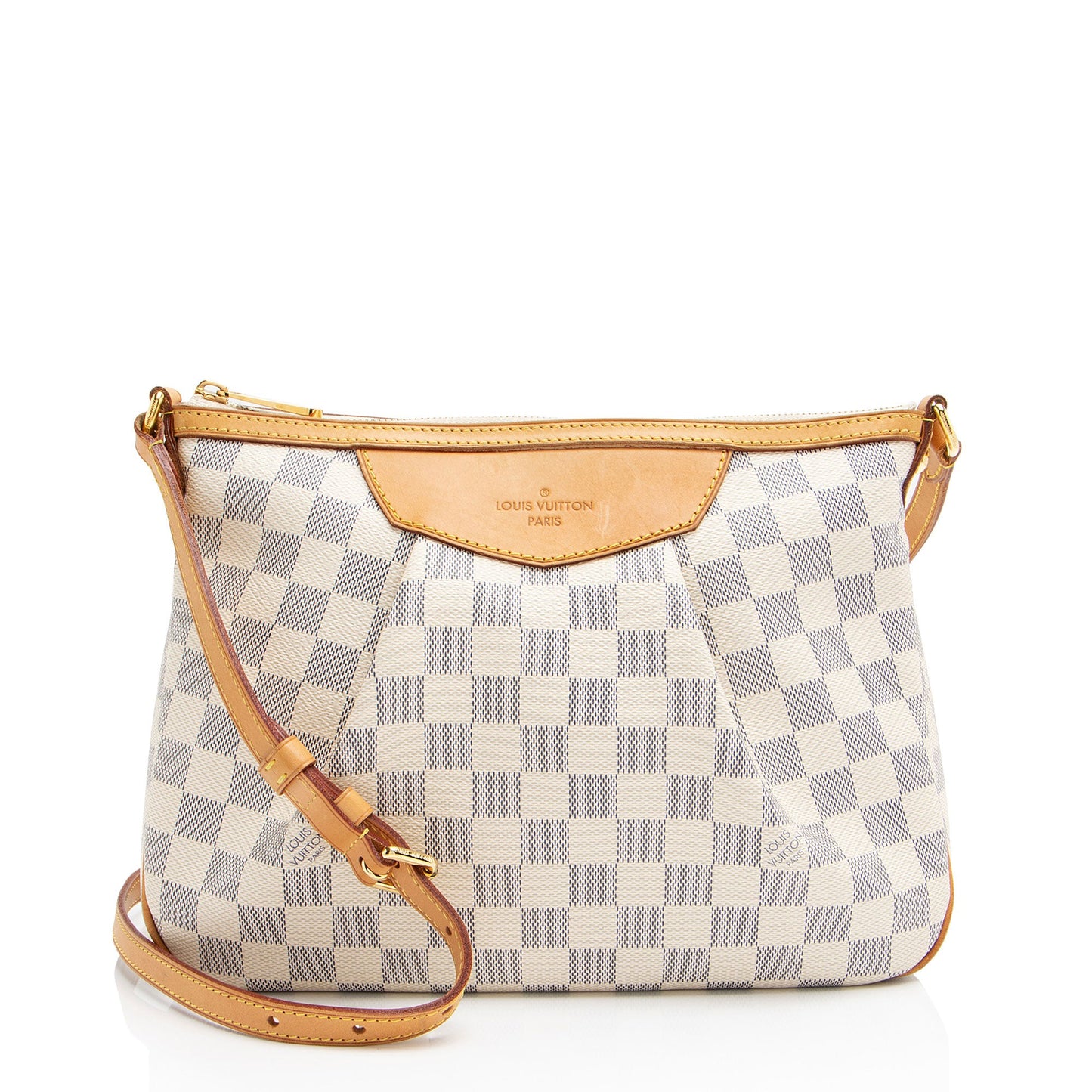 Louis Vuitton Damier Azur Siracusa PM Shoulder Bag (SHF-3IxoAb)