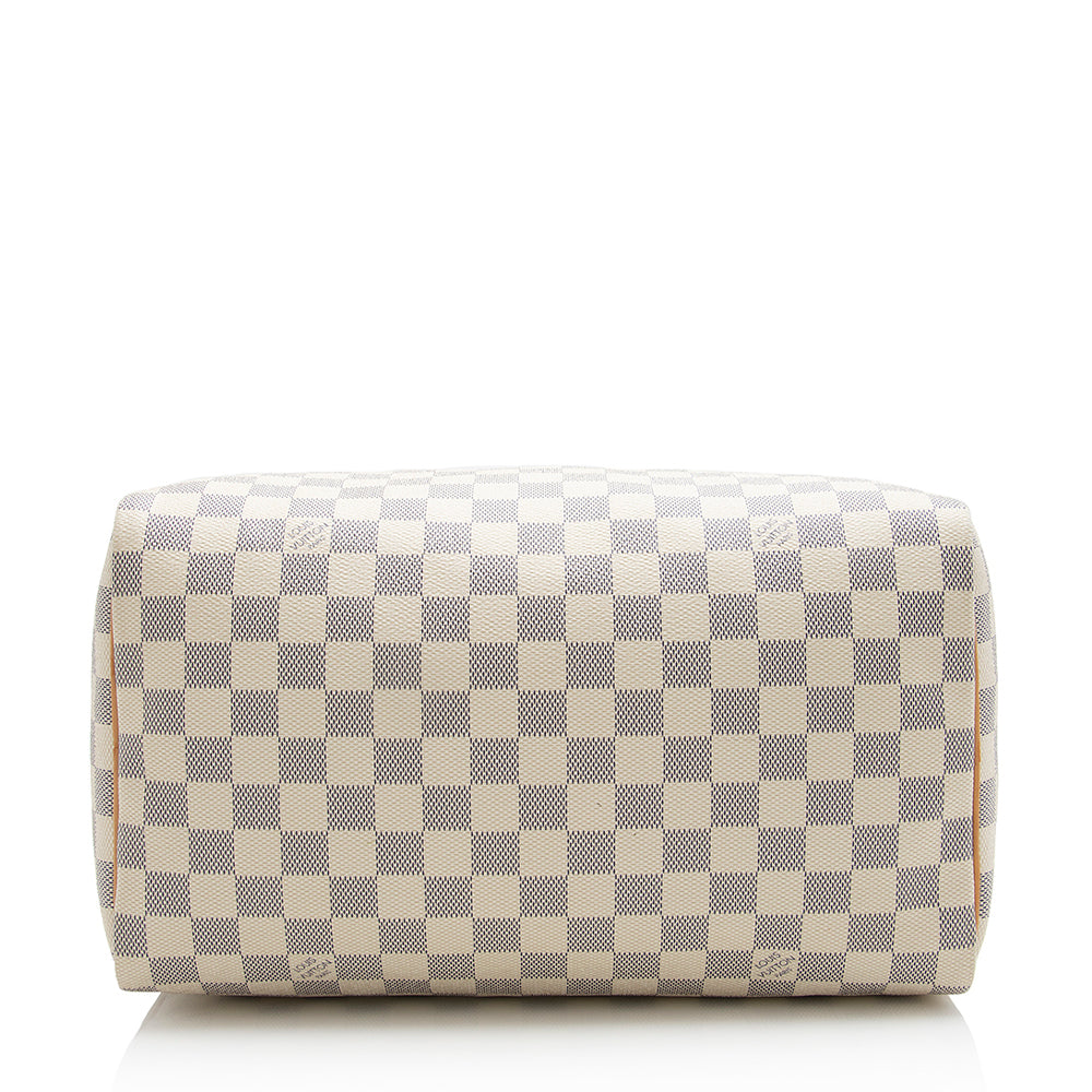 Louis Vuitton Damier Azur Speedy 30 Satchel (SHF-21706)