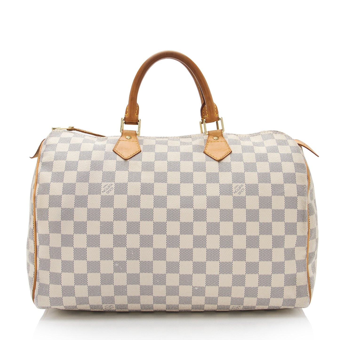 Louis Vuitton Damier Azur Speedy 35 Satchel (SHF-eWgCTI)