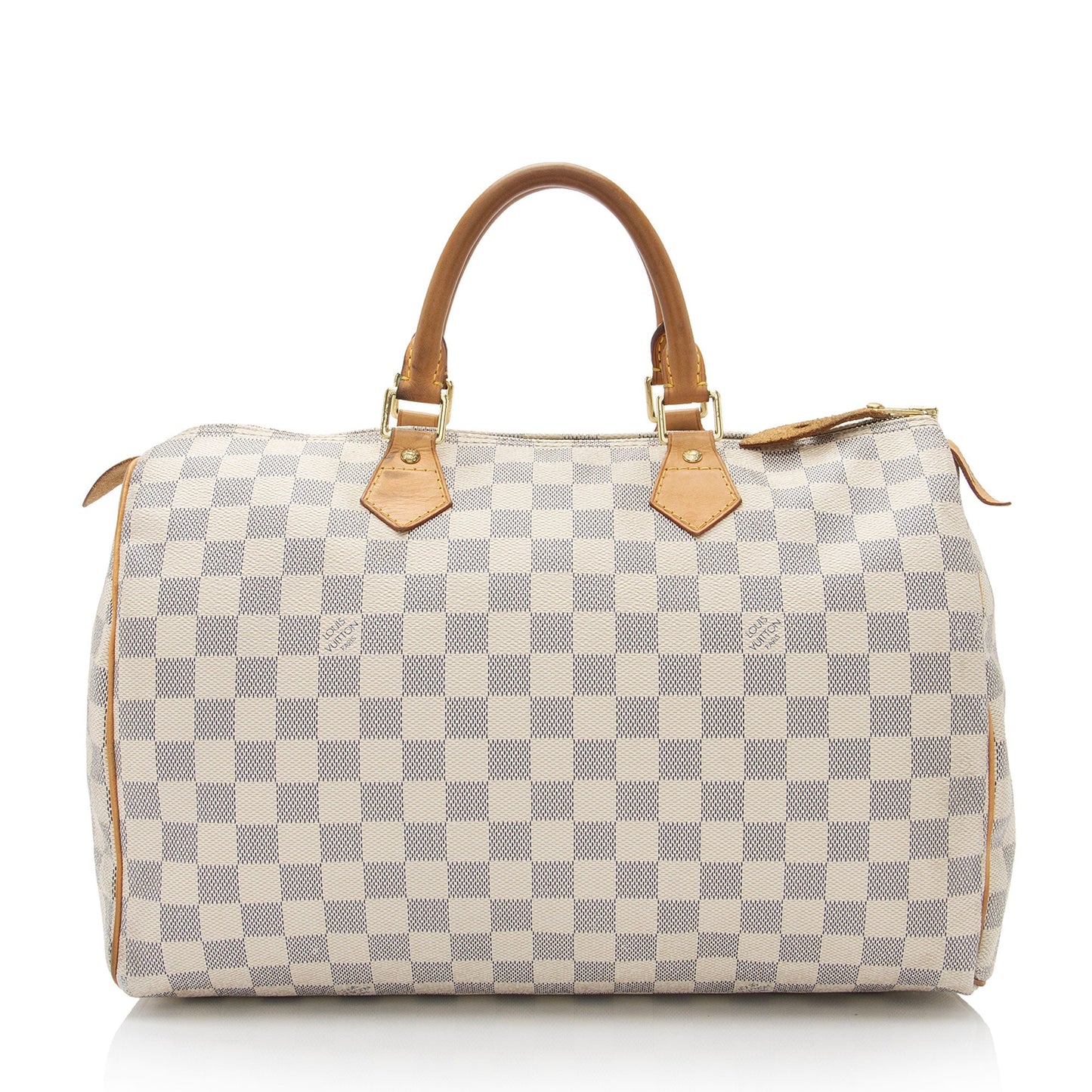 Louis Vuitton Damier Azur Speedy 35 Satchel (SHF-eWgCTI)