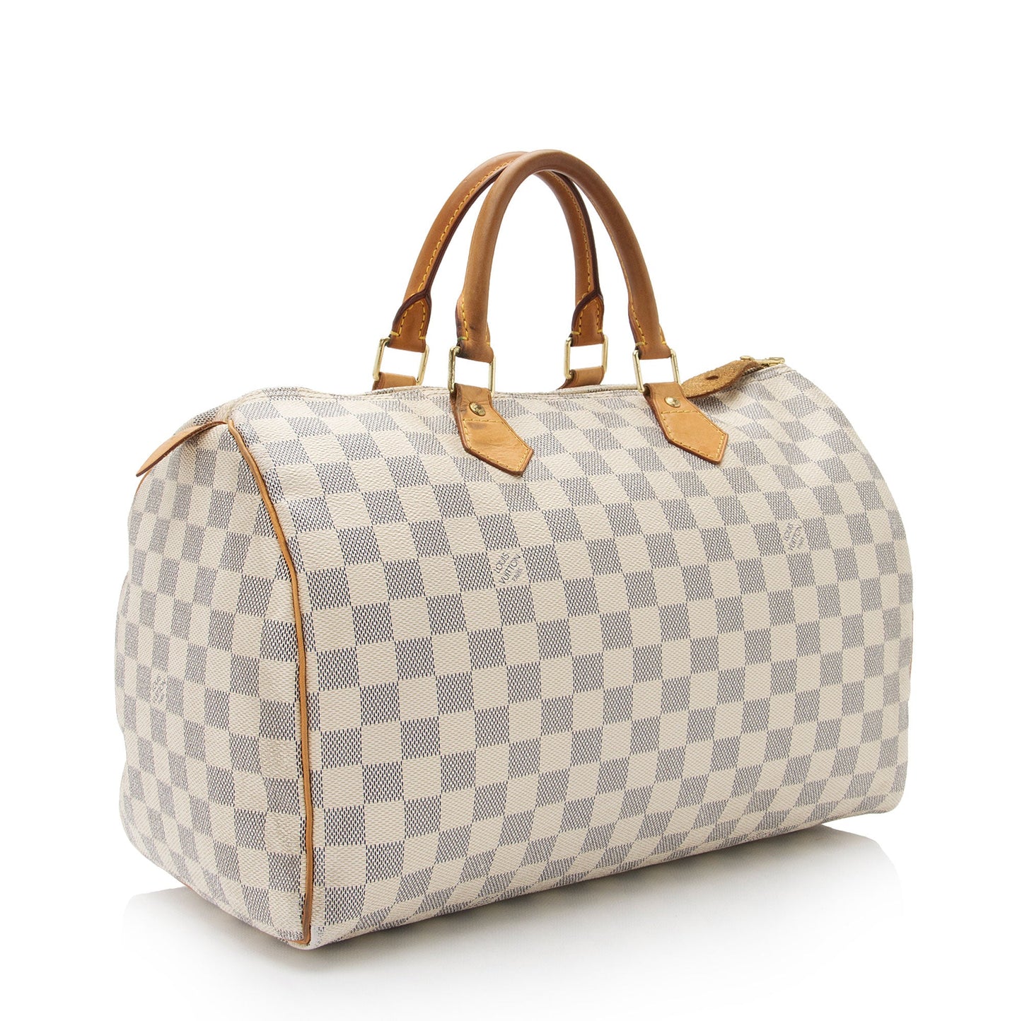 Louis Vuitton Damier Azur Speedy 35 Satchel (SHF-eWgCTI)