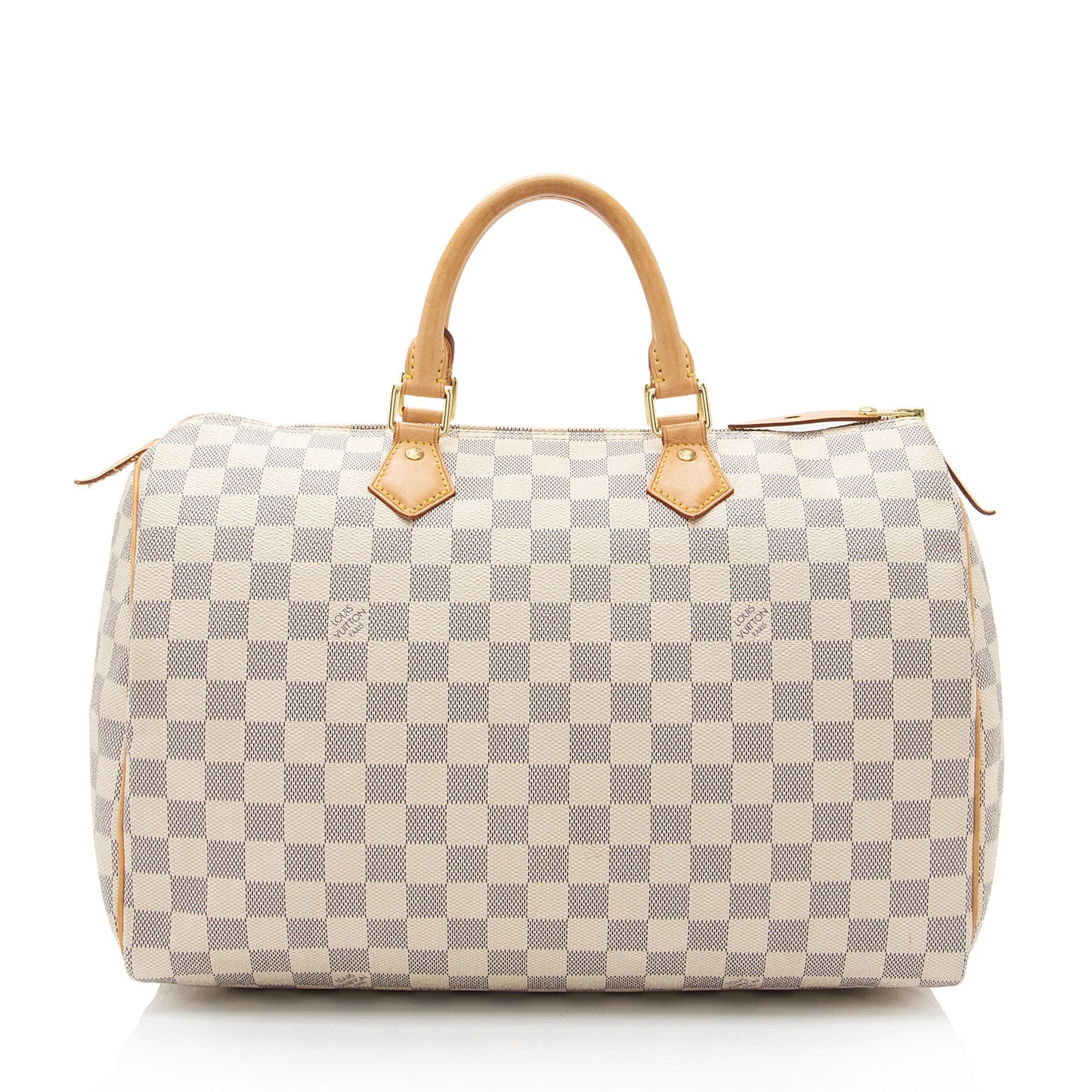 Louis Vuitton Damier Azur Speedy 35 Satchel (SHF-Sjma9Y)