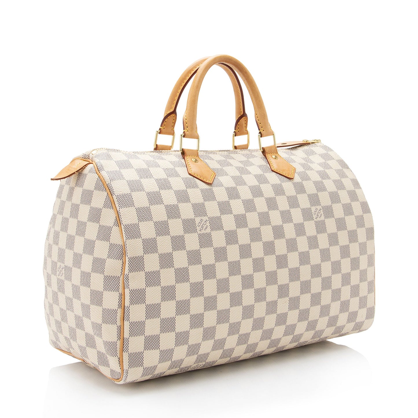Louis Vuitton Damier Azur Speedy 35 Satchel (SHF-Sjma9Y)