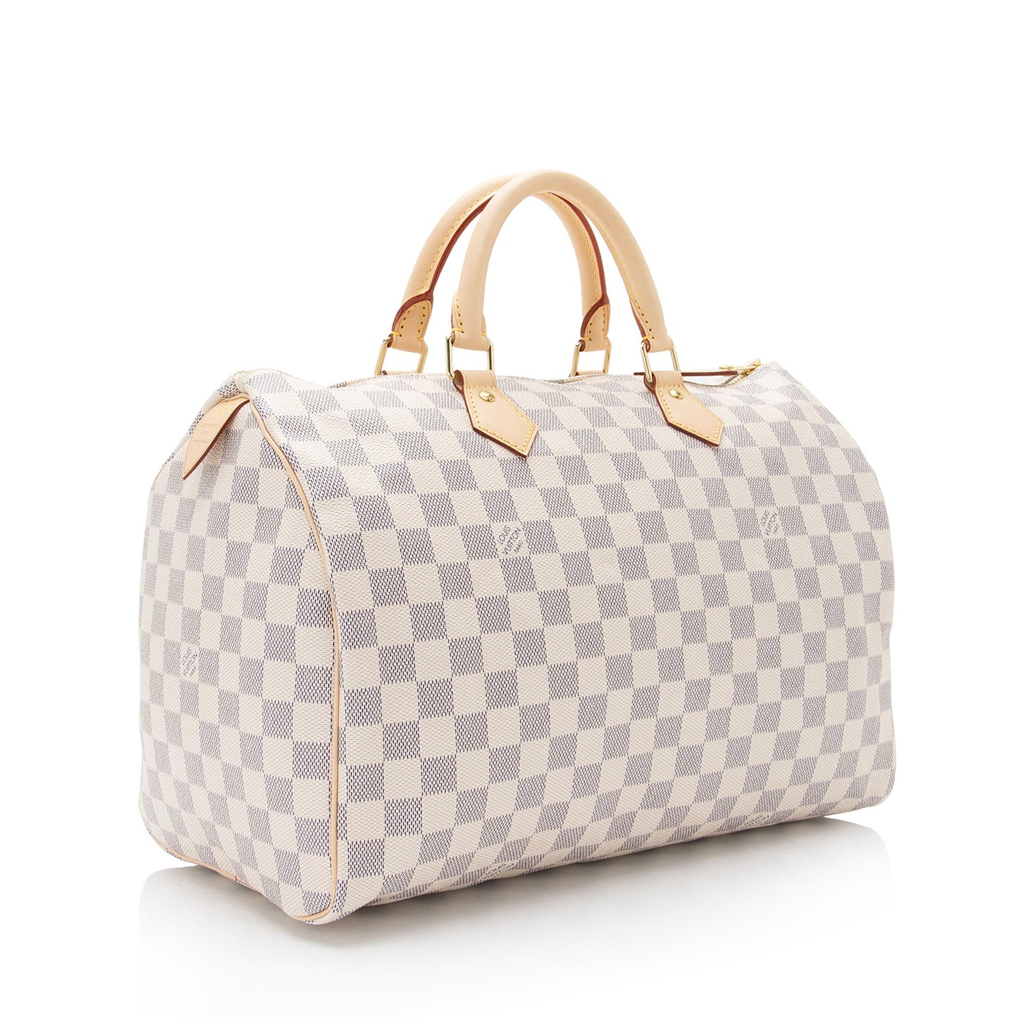 Louis Vuitton Damier Azur Speedy 35 Satchel (SHF-25zlLp)