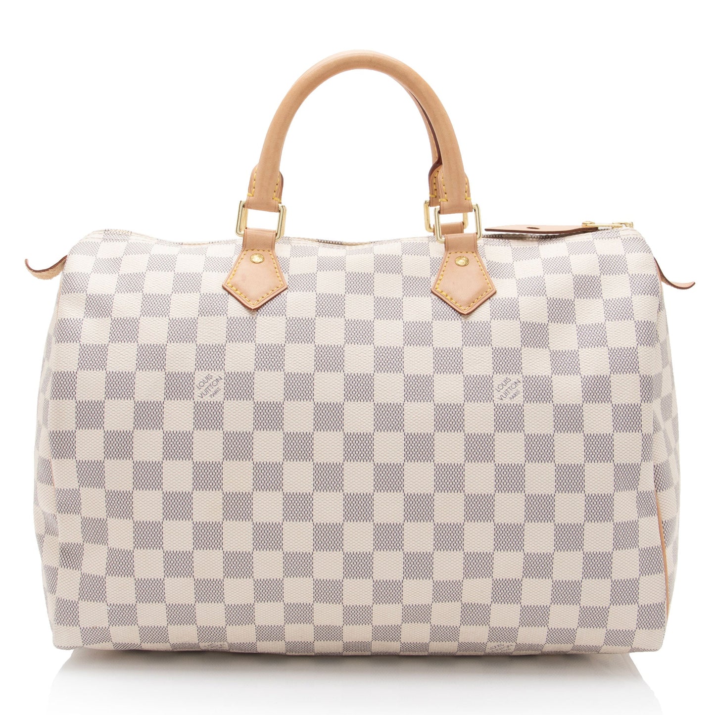 Louis Vuitton Damier Azur Speedy 35 Satchel (SHF-P9u9Py)