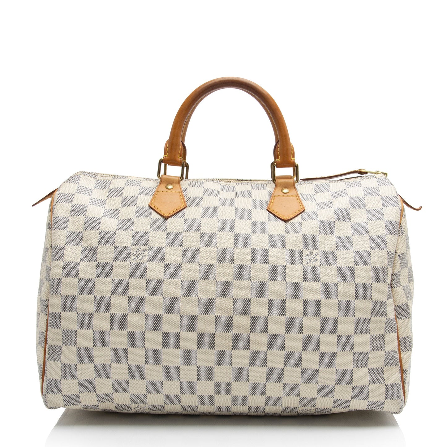 Louis Vuitton Damier Azur Speedy 35 Satchel (SHF-LBu6mk)
