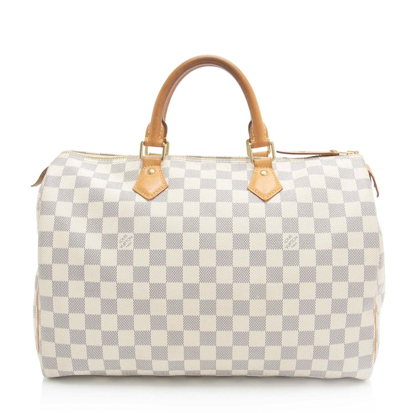 Louis Vuitton Damier Azur Speedy 35 Satchel (SHF-EH25OJ)