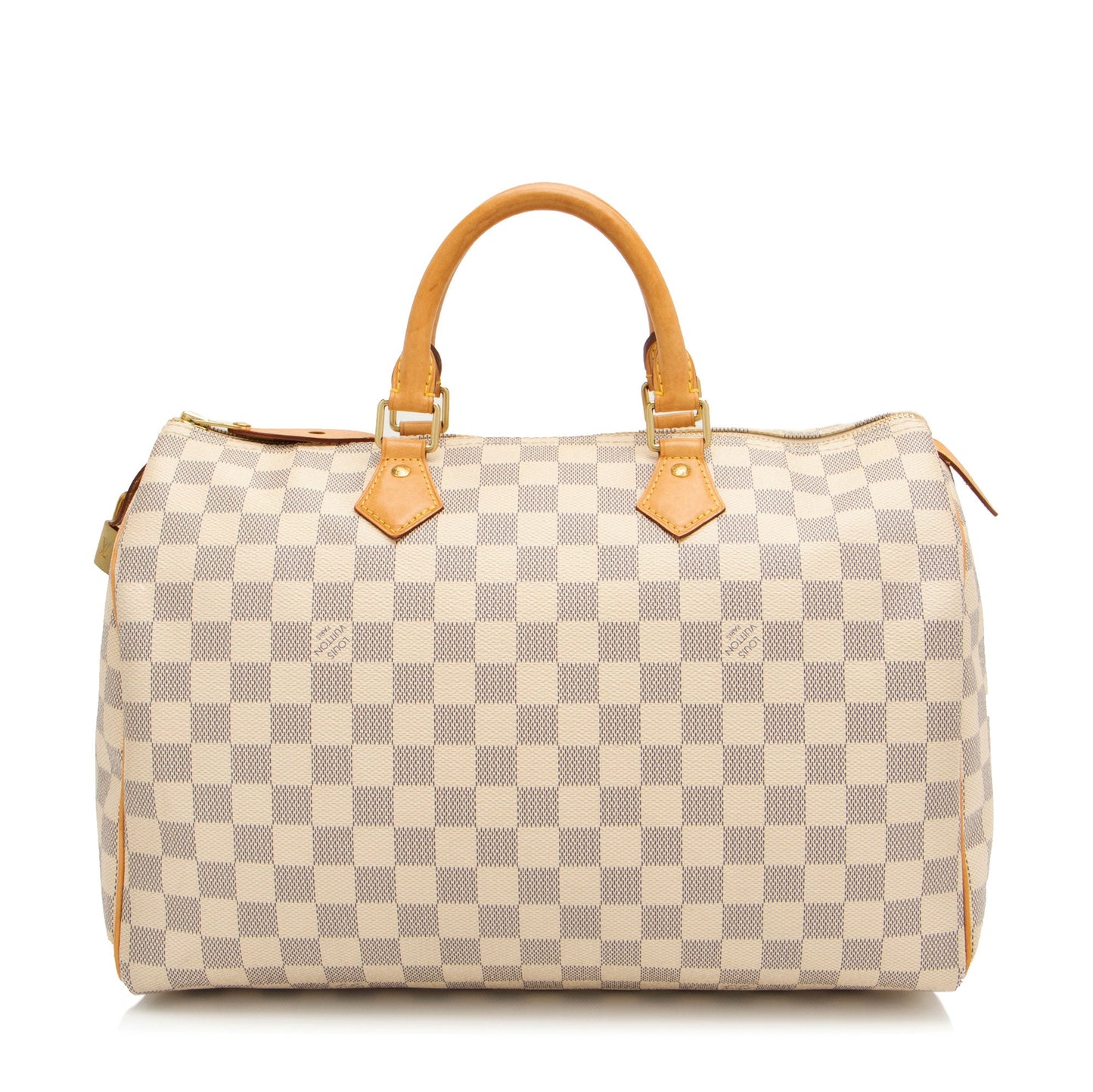 Louis Vuitton Damier Azur Speedy 35 Satchel (SHF-BC7FpS)