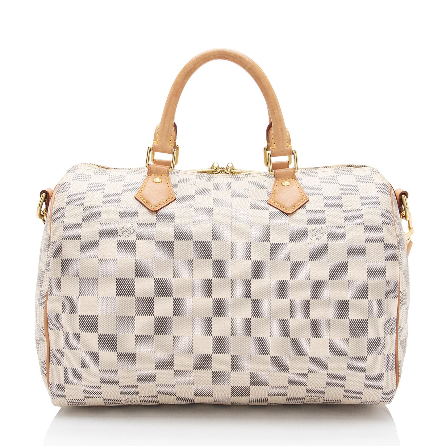 Louis Vuitton Damier Azur Speedy Bandouliere 30 Satchel (SHF-4DjdZg)