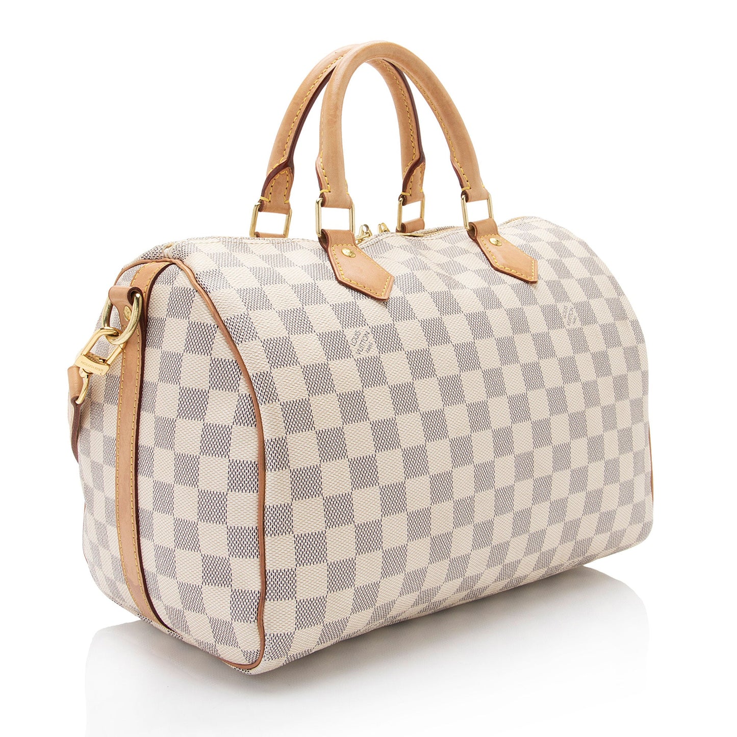 Louis Vuitton Damier Azur Speedy Bandouliere 30 Satchel (SHF-4DjdZg)