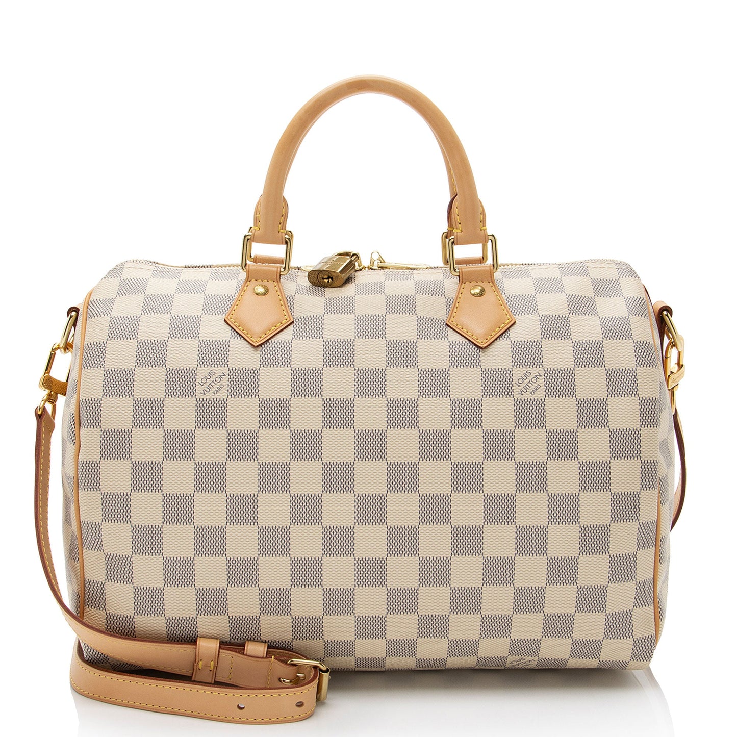 Louis Vuitton Damier Azur Speedy Bandouliere 30 Satchel