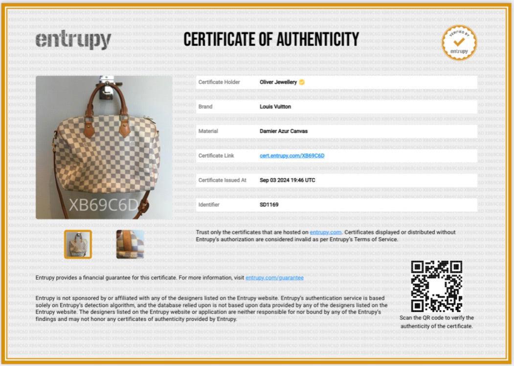 Louis Vuitton Damier Azur Speedy Bandouliere 30