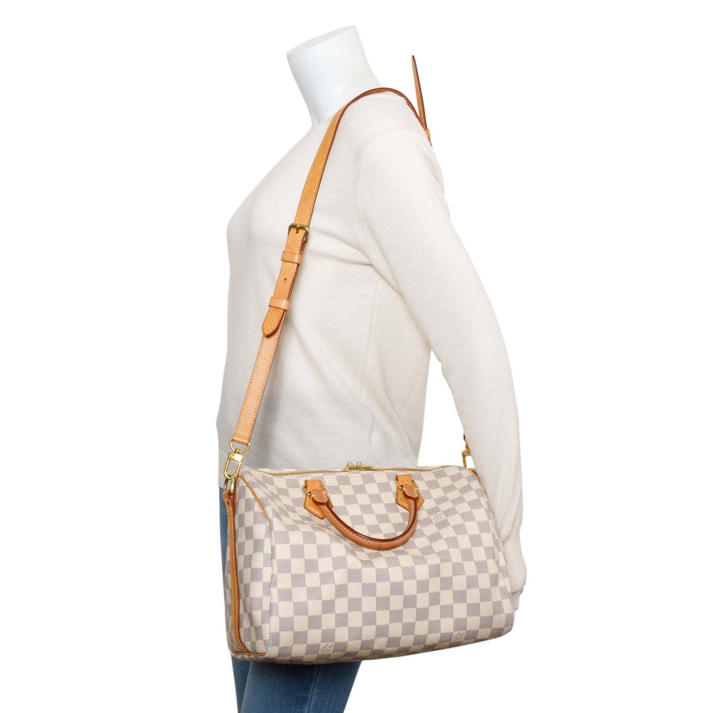 Louis Vuitton Damier Azur Speedy Bandouliere 30