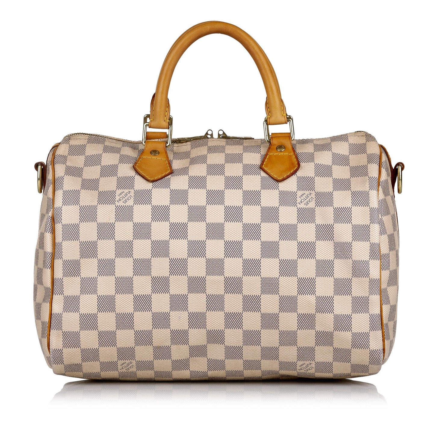 Louis Vuitton Damier Azur Speedy Bandouliere 30 (SHG-33117)