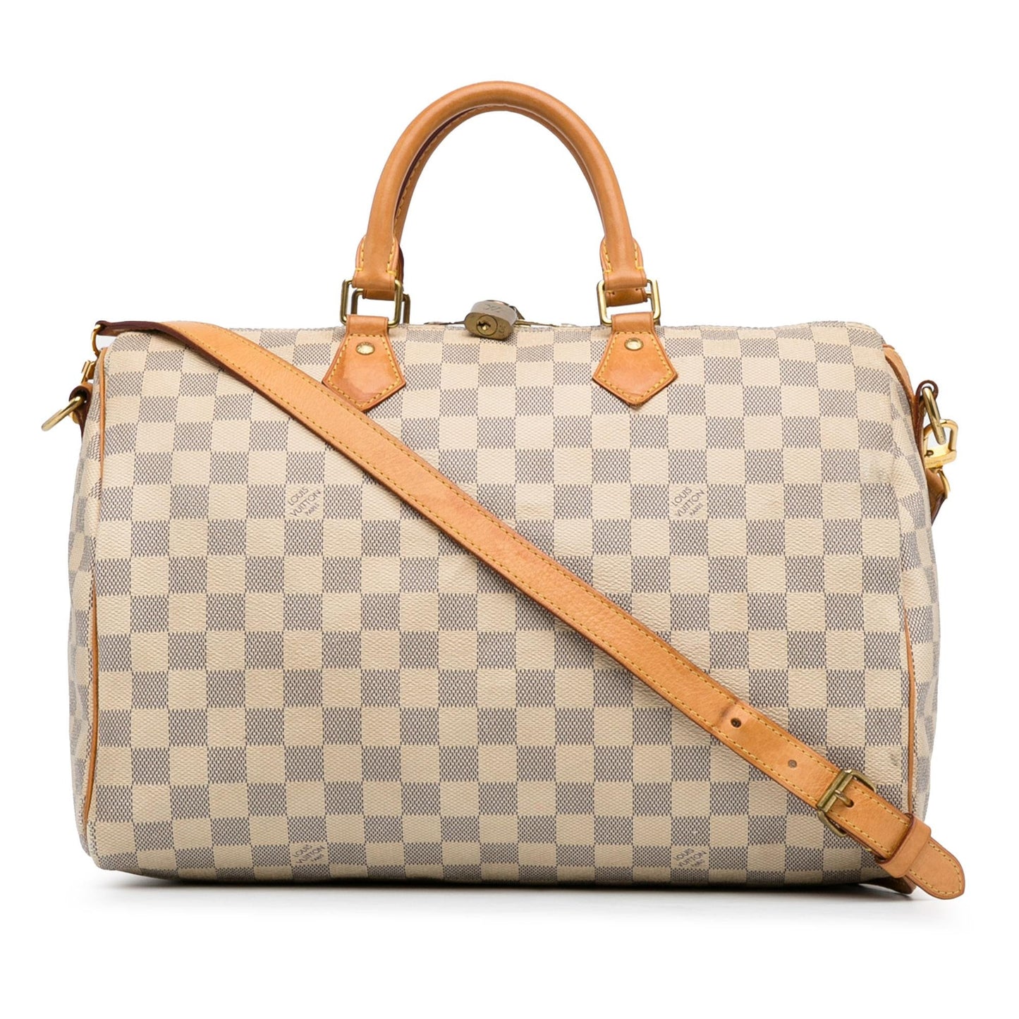 Louis Vuitton Damier Azur Speedy Bandouliere 35 (SHG-Zy55wa)